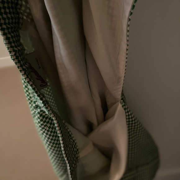 2 piece set blazer skirt gingham green - Picture 16 of 16